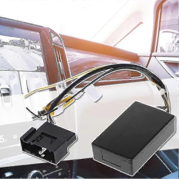 Auto Rgb Til Av Bakkamera Adapter Backup Kamera Dekoderboks Til Rcd510/rns510/rns315 Black