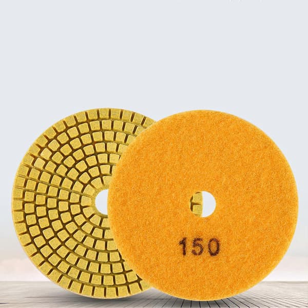 100 mm 4\" våd diamant slibeskive poleringspude til granit marmor sten 150