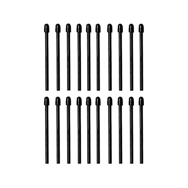 (20-pack) Markörpennspetsar/spetsar för Remarkable 2 Stylus Pen Ersättning Mjuka spetsar/spetsar Svart-WELLNGS