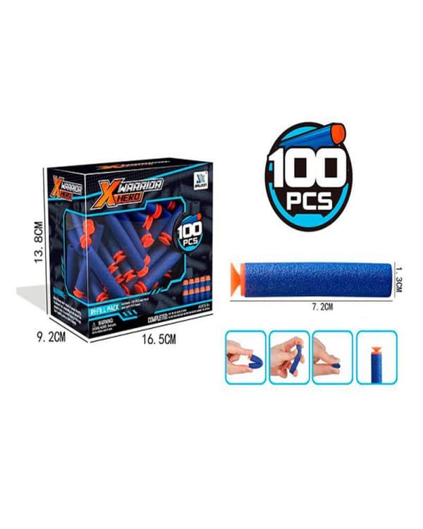 Nerf-ammukset - 100 Mega-pakkaus Nerf-aseisiin