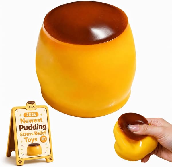 Crispy Pudding Squishy Asmr Pearl Filled, Crispy Pudding Squishies Pudding Pudding