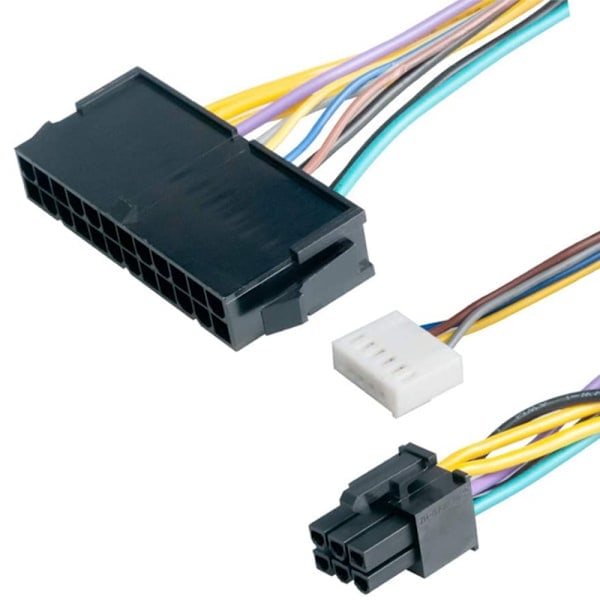 24-pin til 6-pin strømforsyningskabel, bundkort serveradapterkabel, hovedstrømadapterledning til 8100 8200 8300 800G1