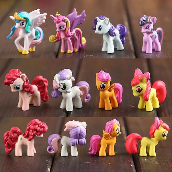 12 kpl My Little Pony -hahmoja