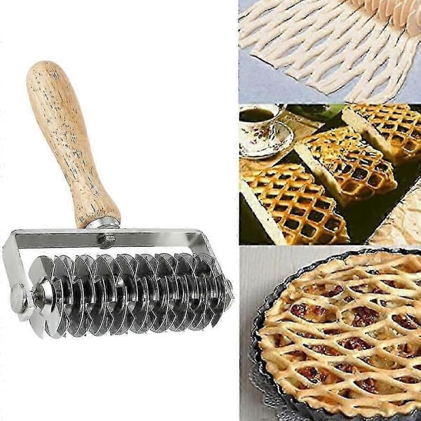 Ny, passende dejgitter i rustfrit stål til kager, tærter, pizza, brød, wienerbrød