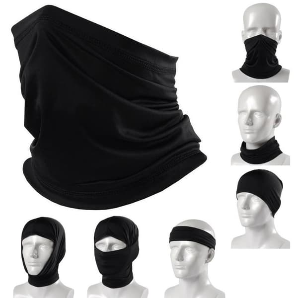 INF Halsvarmer / Skimaske Sort (One-size) Sort Svart M