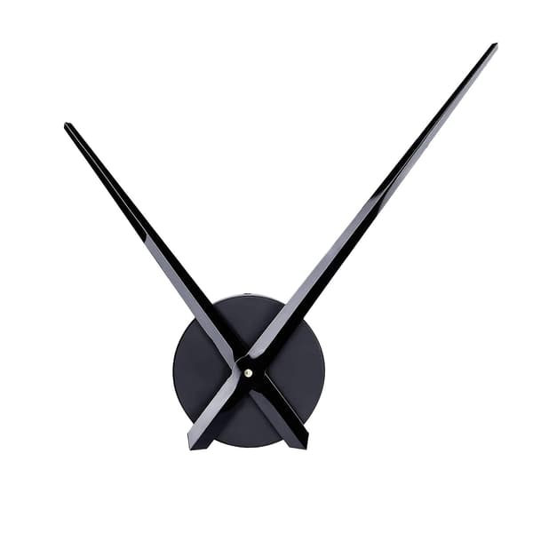 3D Clock Hands, DIY Large Clock Movement Mechanism Needles Part, Black