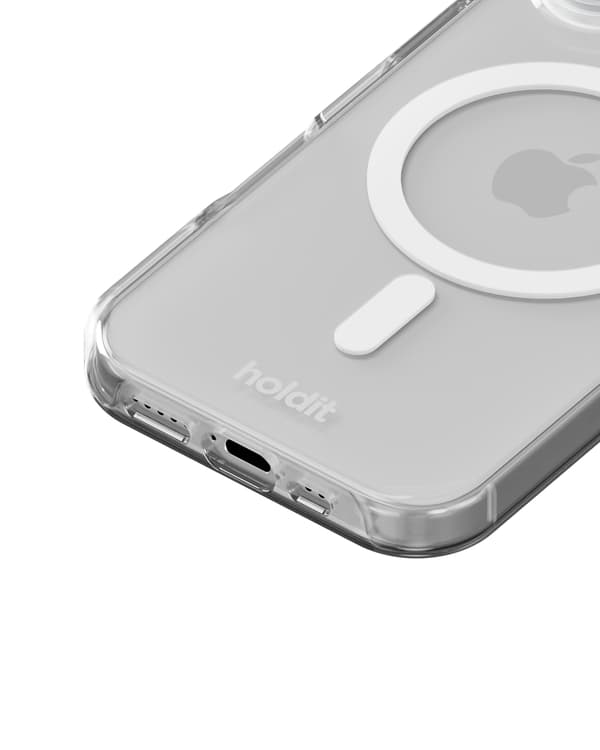 holdit iPhone 17 MagSafe -puhelinkuori, valkoinen/läpinäkyvä 69