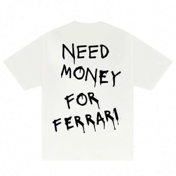 Har brug for penge til Ferrari T-shirt BAGSIDE XL