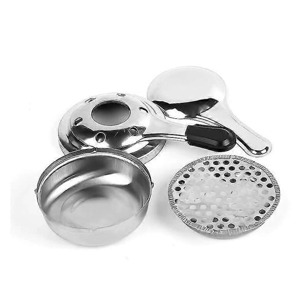 Spritbrenner, Spritbrenner For Fondue, Gelert Spritbrenner, Rustfritt Stål, Grå, 15 X 9,3 X 4,5 Cm (hy) Hao