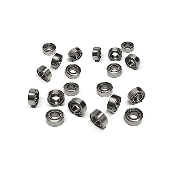 Pakke med 20 MR84ZZ Kuglelejer 4mm x 8mm x 3mm Stål