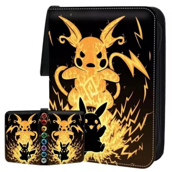 Card Binder Compatible with 400 Cards - Brand - Model - Black - Mixed Card Folder 08