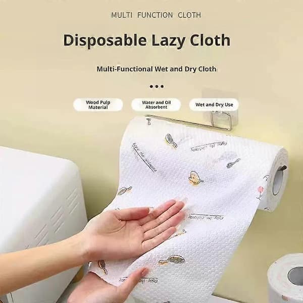 Genanvendelige vaskbare non-woven køkkenrengøringsklude til fedt og opvask