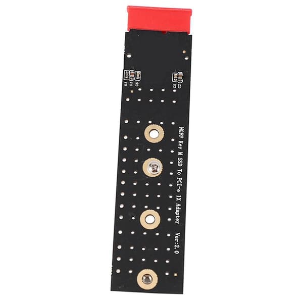 PCIe till M.2-adapter NVMe SSD M.2 PCIe X1 Riser PCI-e PCI Express M-Key-kontakt stöder 2230 2242