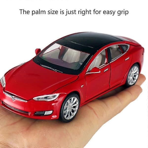 Tesla Model S 100d Diecast Modellbil Leketøy