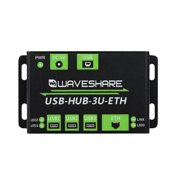Industriel Multifunktionel USB-HUB Udvider 3-Port USB-Hub+100M Ethernet-Port USB-HUB-3U-ET-Perfet