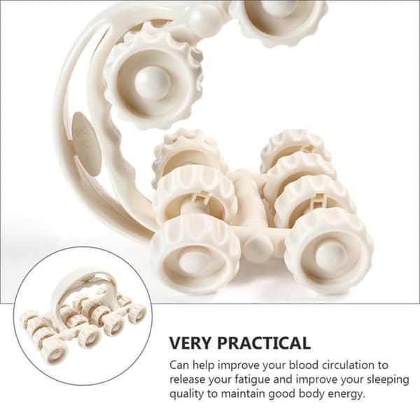 1st Manual Roller Massager Multifunctional Spine Massager (Non-Magnetic)
