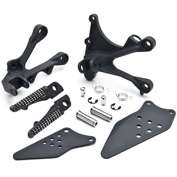 Forfot Fotstøttebrakett for ZX6R ZX6RR/636 2005 2006 Black