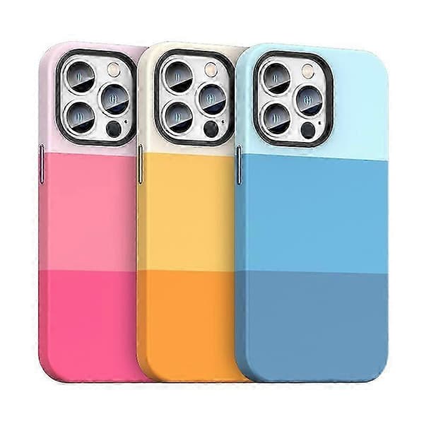 25-26 Støtsikkert heldekkende beskyttelsesdeksel til iPhone 14/14pro/14pro max blue iPhone 14 Plus