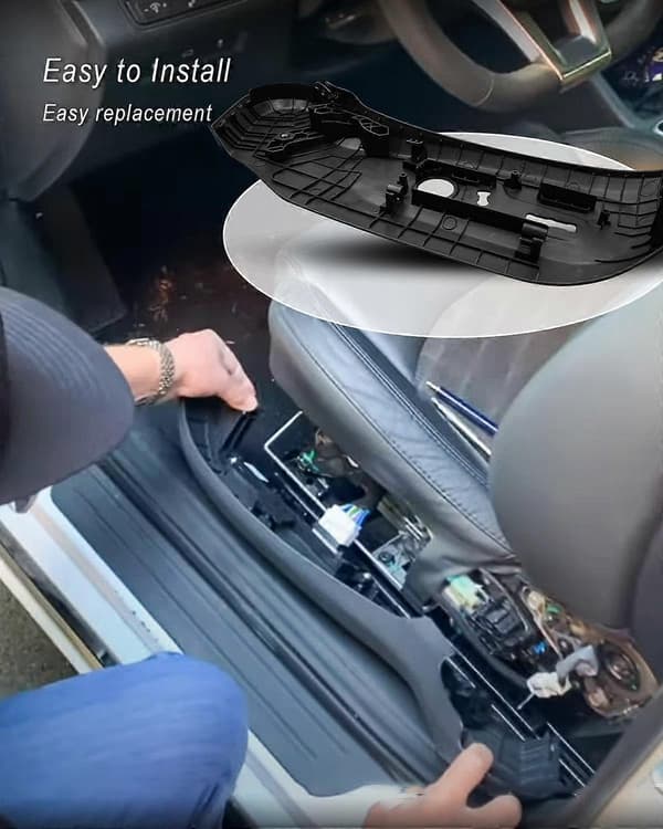 Sædebeklædning til førerside ABS sort panel til Hyundai Sonata 2015-2019 88051C2020TRY