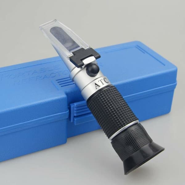 Honningrefraktometer for honningfuktighet, refraktometer 58-90% honningtester