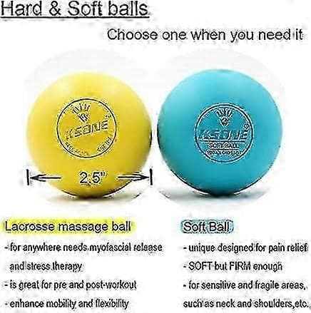 2025 Hård og blød massagebold til muskel- og dybdevævsmassage