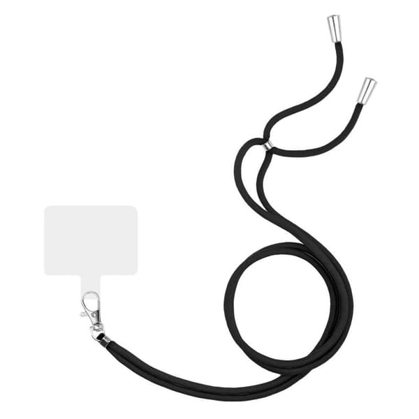 Mobilbånd / Mobilhalskæde / Mobilholder Sort 20