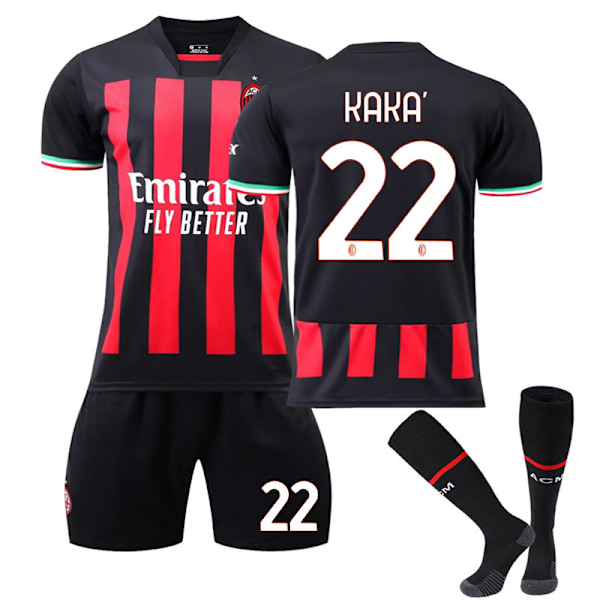 AC Milan Hemma Fotbollströja för Barn Nr 22 KAKA 18