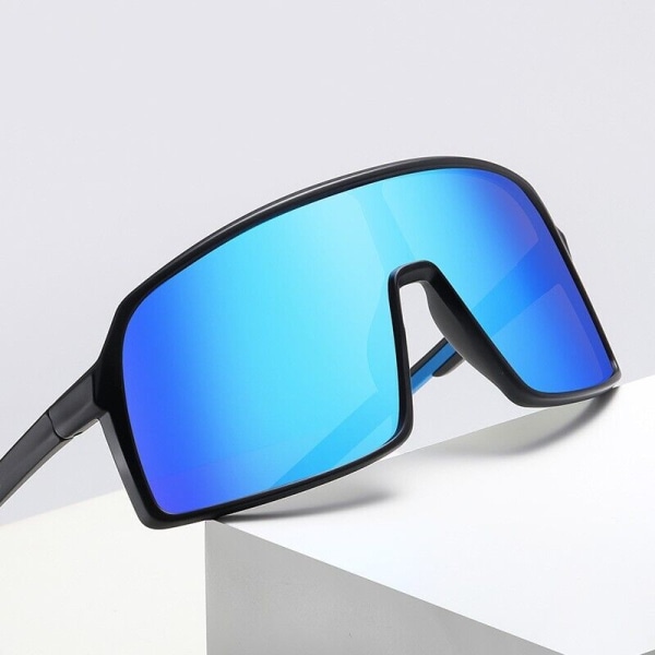 Men Sport Sunglasses Oversized Futuristic Shield Wrap Around Outdoor Beach Retro