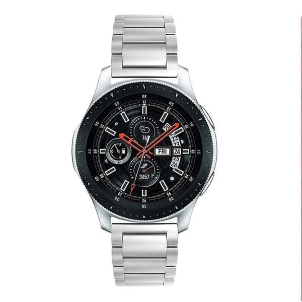 Samsung Galaxy Watch 46mm kolmihelminauha, hopea