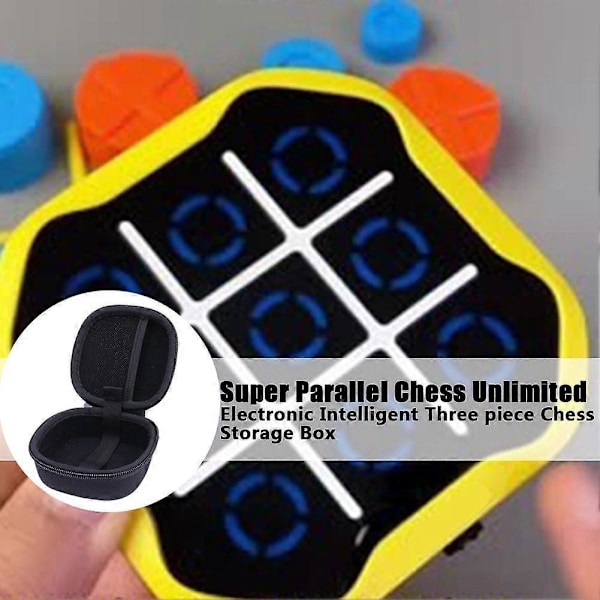 For GiiKER Tic Tac Toe Bolt Game 3-in-1 Handheld Puzzle Game Storage Bag