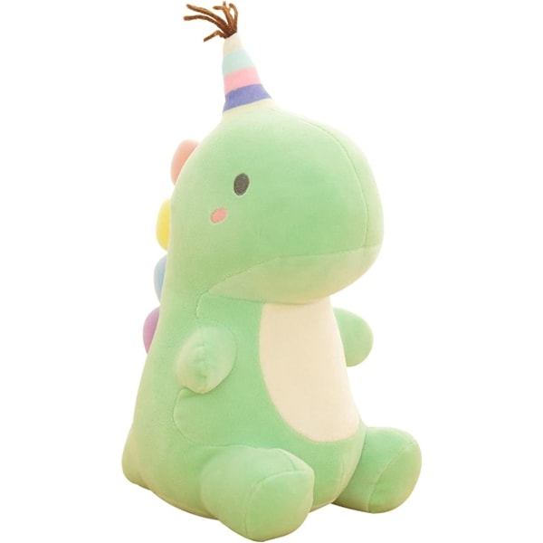 Stuffed Animal Plush Toys, Cute Dinosaur Toy, Soft Dino Plushies for Kids Plush Doll Gifts for Boys Girls (Green, 13.8 Inch)