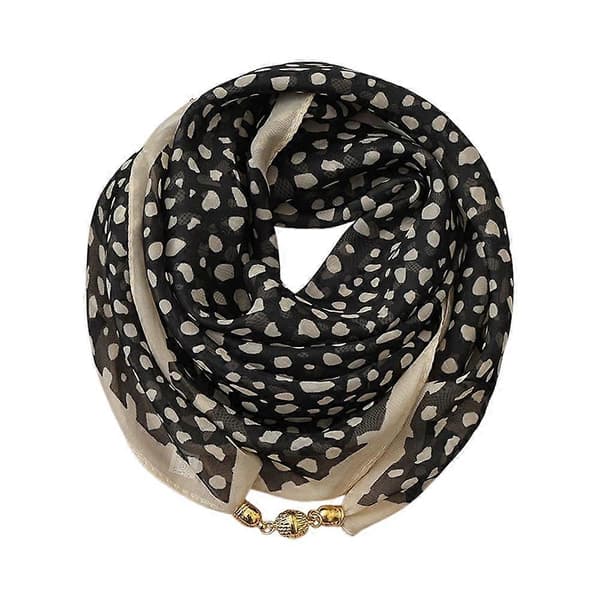 Leopardmönstrad halsduk - Fyrkantig polyester lättvikt 63x63cm style6 One size