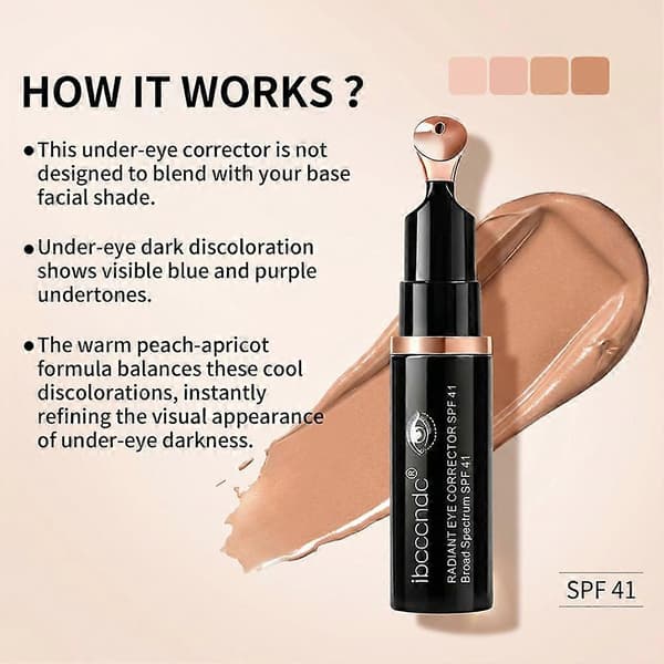 ibcccndc Eye Corrector - Dækning af mørke rande, langtidsholdbar, glat finish 1