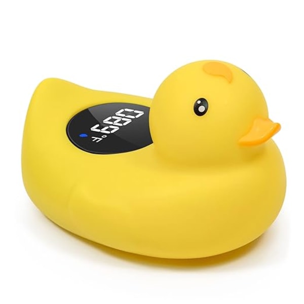 Duck Bath Mamtopia Upgrade Baby Bath Water Temperature Warning Thermometers Bathroom Safety Auto ON/Off Bathtub Thermometer Floating Toy