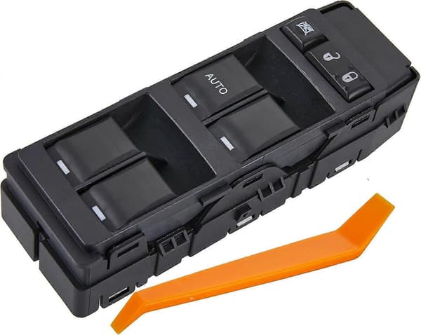 7+6 metallpinner. Strømvindusbryter passer til Chrysler 200 300 Sebring, Dodge