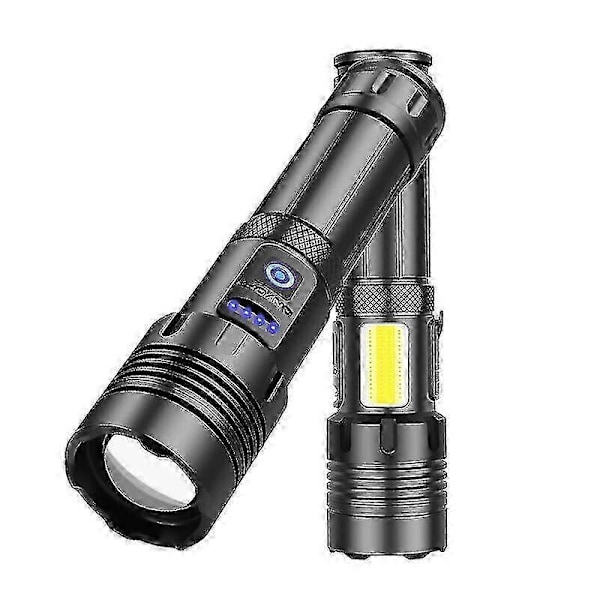 1 000 000 Lumen Super Ljus LED Taktisk Ficklampa Uppladdningsbar LED Arbetslampa