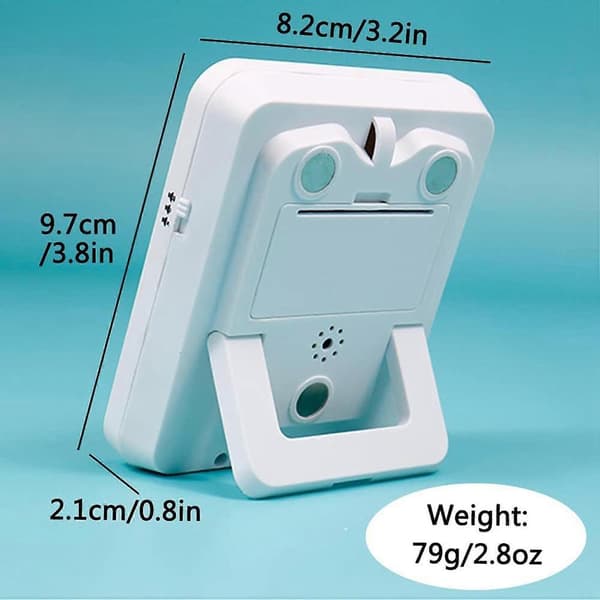 Digital matlagingstidtaker med 3 kanaler og display white
