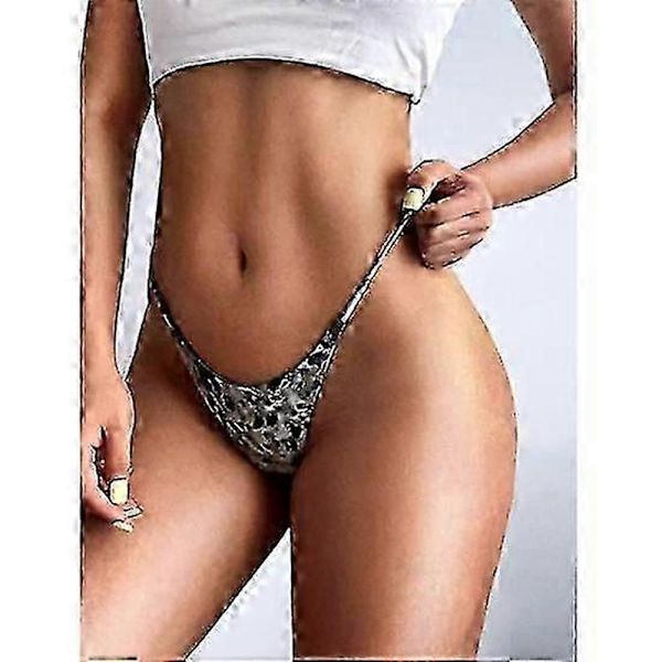 Stringtrosa för kvinnor låg midja bikini trosor 4 Pcs