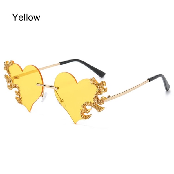 Flame Heart aurinkolasit KELTAINEN Yellow