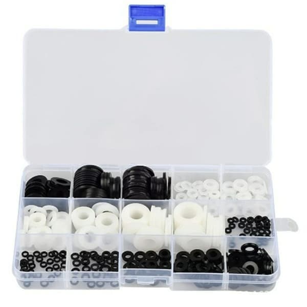 480 st Nylon Platt Bricka Sortimentsats Metrisk Tätning