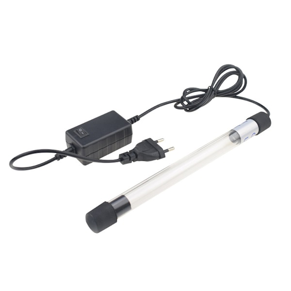 13W UV-LAMPE GERMICID Ultraviolet, UVC-sterilisator, nedsænkbar lampe, akvariumsterilisator til bil, rengøring, køleskab, toilet, 220-240V til 1 stk