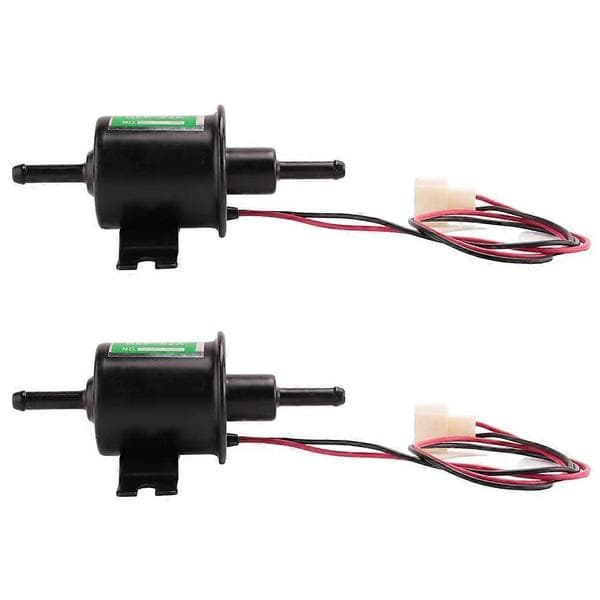 2 st universell 12V kraftig elektrisk bränslepump bensin inline bränslepump bensintransferpump 12 volt HEP-02A