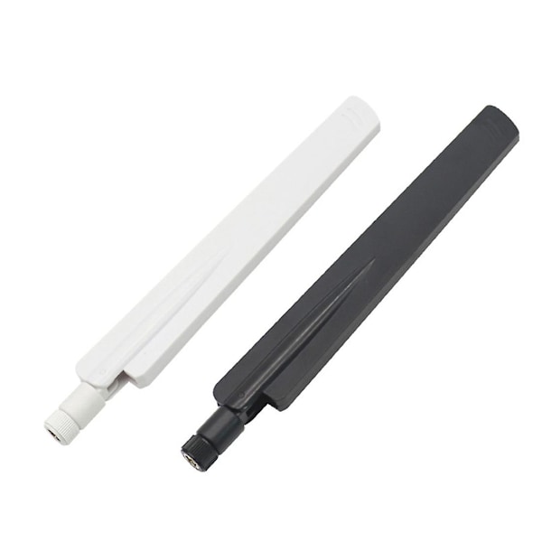 2 stk 3G 4G 5G Antenne 600-6000MHz 18DBi Gain SMA Han til Trådløst Netværkskort Wifi Router Høj S