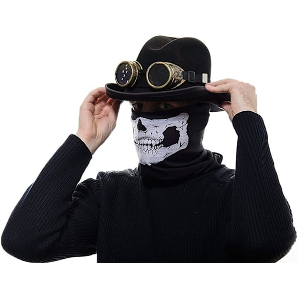Motorsykkelmasker 2 stk Multifunksjon Dødninghode Maske Motorsykkel Ma