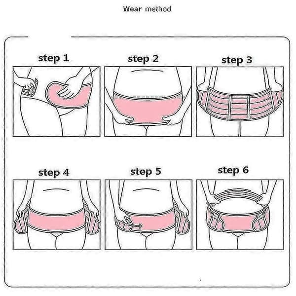 Maternity Belly Belt Mave Støtte Rygstøtte til Gravide Kvinder M Complexion