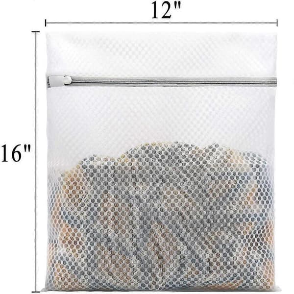 3 stk. Holdbare vaskeposer med honeycomb-net til sarte tekstiler 3Medium