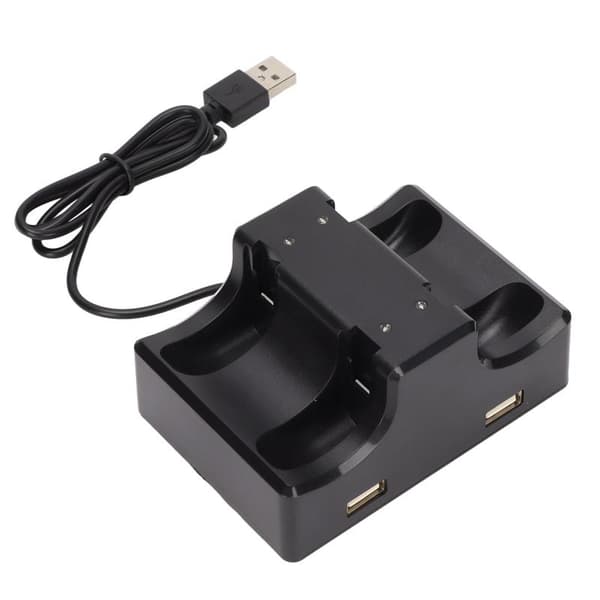 Ladestation til Switch Joycon 4 i 1 ladedock til Joycon med LED-indikator