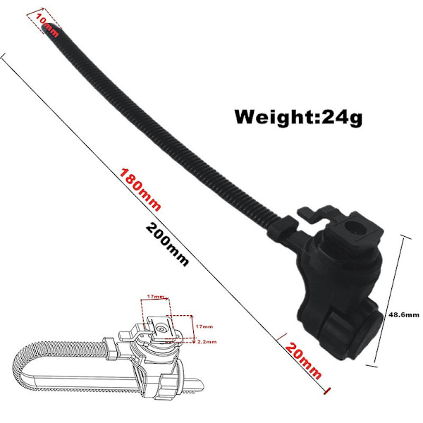 Sykkelhode lampeholder for Bontrager Ion Pro Rt Justerbar Hodelykt Lampefeste Sykkeltilbehør-WELLNGS