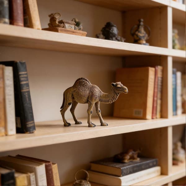 Kamel-figur for dekor – simuleringsdyr C