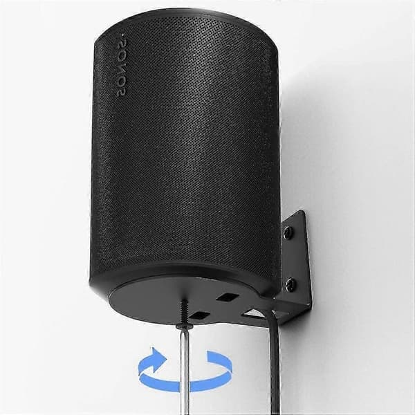 2 kpl Sonos Era 100 Metallinen Seinäteline Tilaa Säästävä Kaiutinteline Black